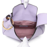 Versace Lilac Calfskin La Medusa Small Hobo Crossbody