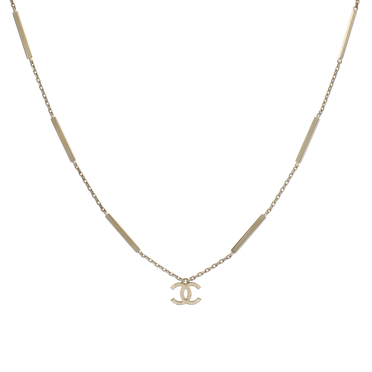 Chanel Crystal CC Pendant Necklace – Modaselle