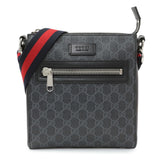 Gucci GG Supreme Monogram Web Small Flat Messenger Bag Gucci