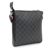 Gucci GG Supreme Monogram Web Small Flat Messenger Bag Gucci