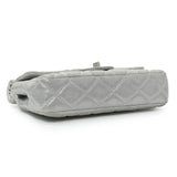 Chanel Silver Iridescent Calfskin Roll Reissue Clutch Handbags Chanel