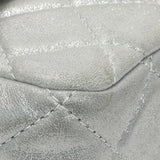 Chanel Silver Iridescent Calfskin Roll Reissue Clutch Handbags Chanel
