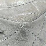 Chanel Silver Iridescent Calfskin Roll Reissue Clutch Handbags Chanel