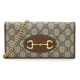 Gucci Monogram 1955 Horsebit Wallet on Chain Handbags Gucci