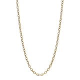 18K Yellow Gold Rolo Chain Necklace