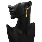 Bulgari 18K Yellow Gold Parentesi Drop Earrings