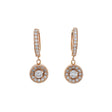 18K Rose Gold 0.62 Carat Diamond Earrings Fine Jewellery Modaselle
