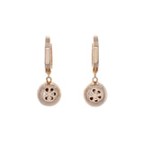 18K Rose Gold 0.62 Carat Diamond Earrings