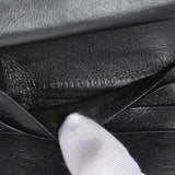 Balenciaga Black Crocodile Embossed Wallet