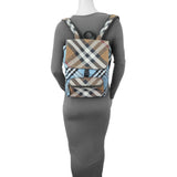 Burberry Mixed Check-Print Dewey Backpack Handbags Burberry