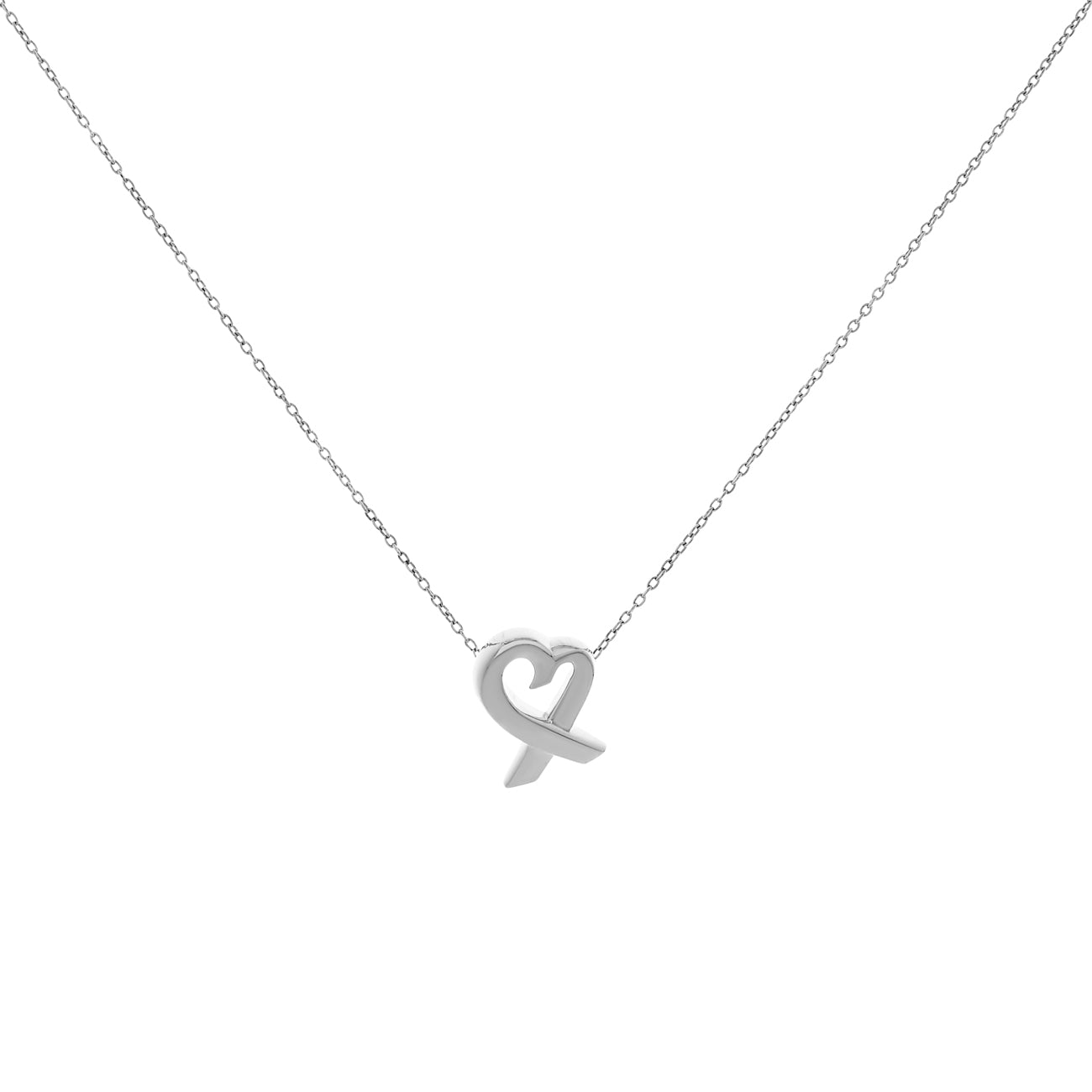 Tiffany & Co. Sterling Silver Small Loving Heart Pendant