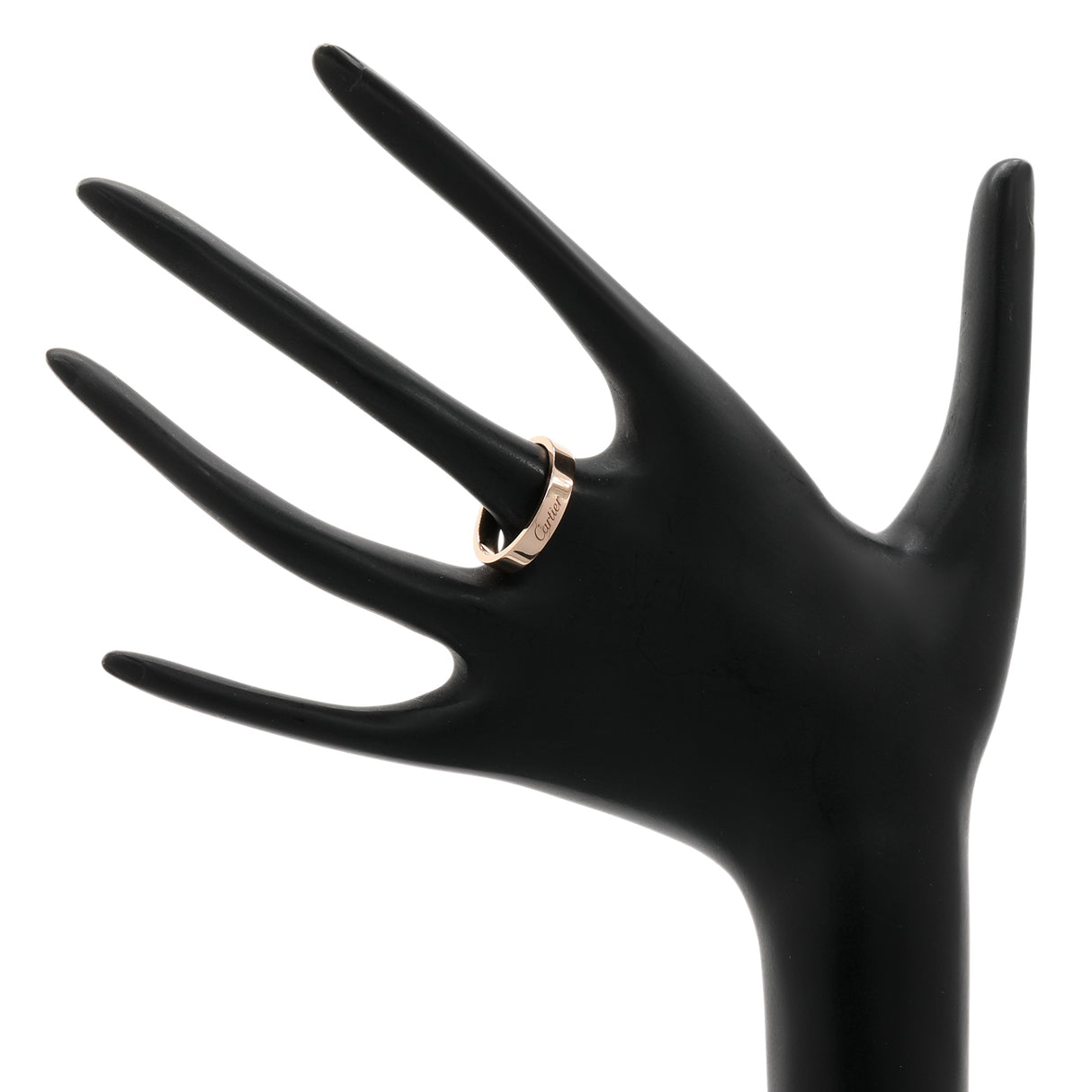 Cartier 18K Rose Gold C de Cartier Wedding Band Ring Designer Jewellery Cartier