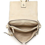 Chloe White Calfskin Small Faye Day Shoulder Bag