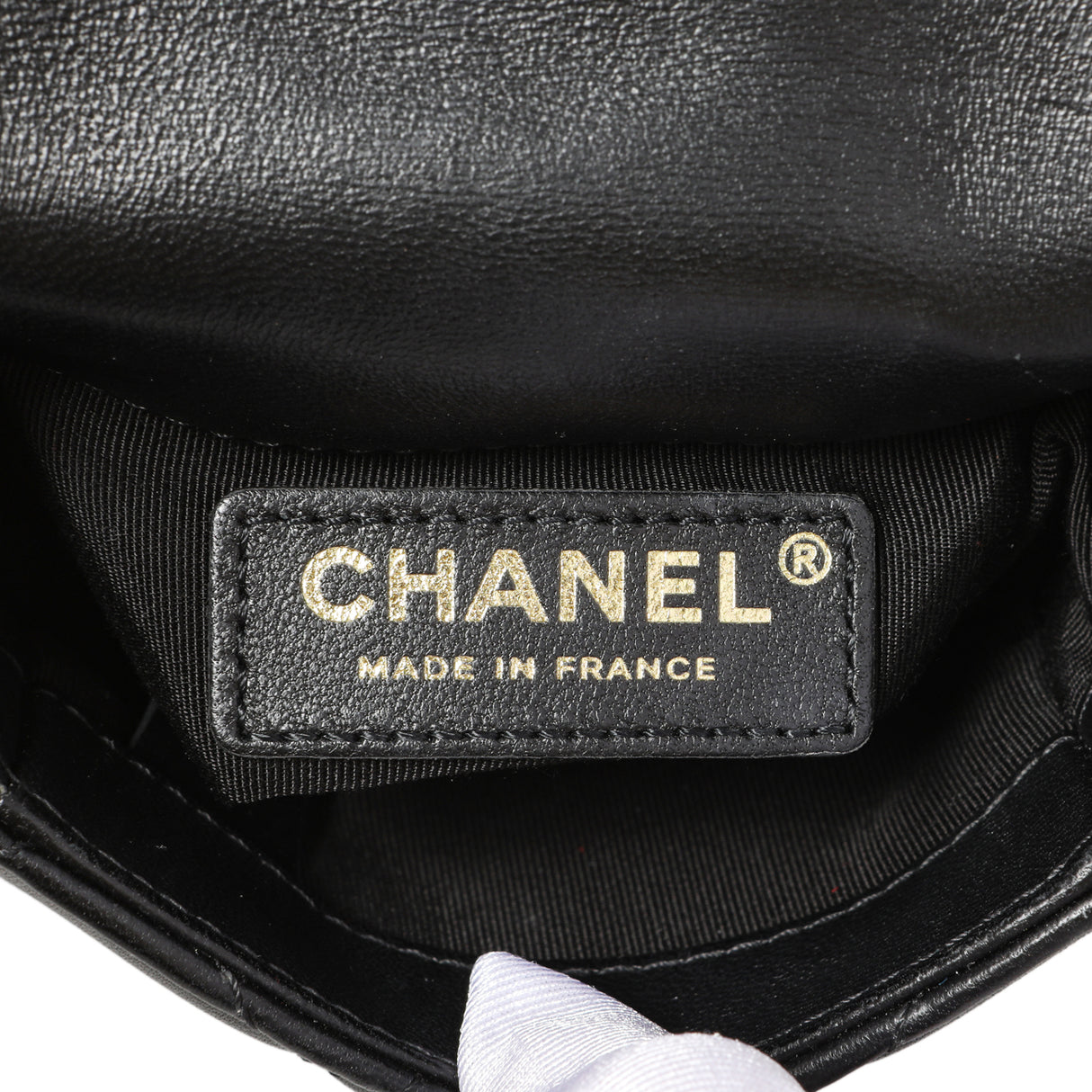 Chanel Black Quilted Lambskin My Precious Phone Case Flap Bag