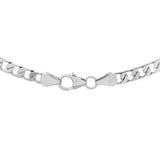 10K White Gold Curb Chain Fine Jewellery Modaselle