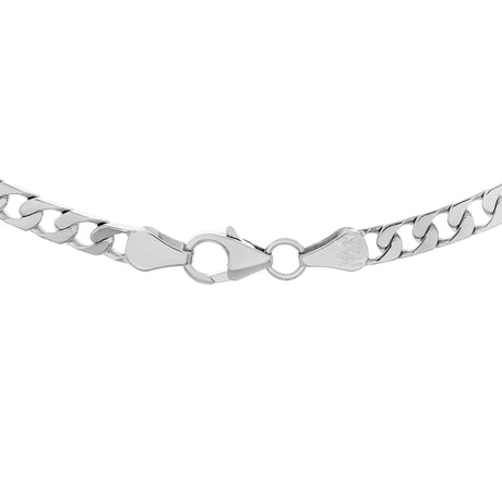 10K White Gold Curb Chain Fine Jewellery Modaselle