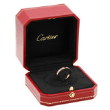Cartier 18K Rose Gold Diamond C de Cartier Wedding Band Ring Designer Jewellery Cartier