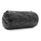 Saint Laurent Lambskin Black Sade Tube Bag Handbags Saint Laurent
