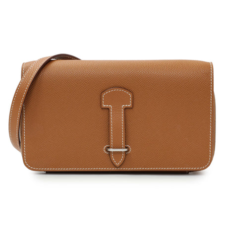 Hermes Epsom Gold 1957 To Go Wallet Handbags Hermes