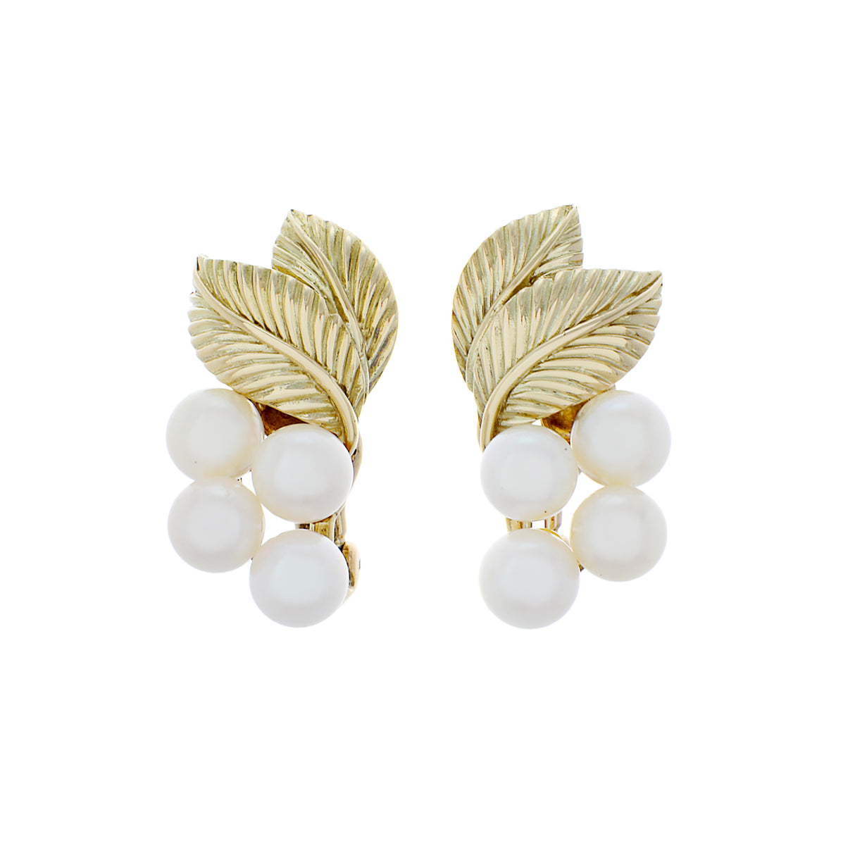 14K Yellow Gold Akoya Pearl Clip-On Earrings Fine Jewellery Modaselle