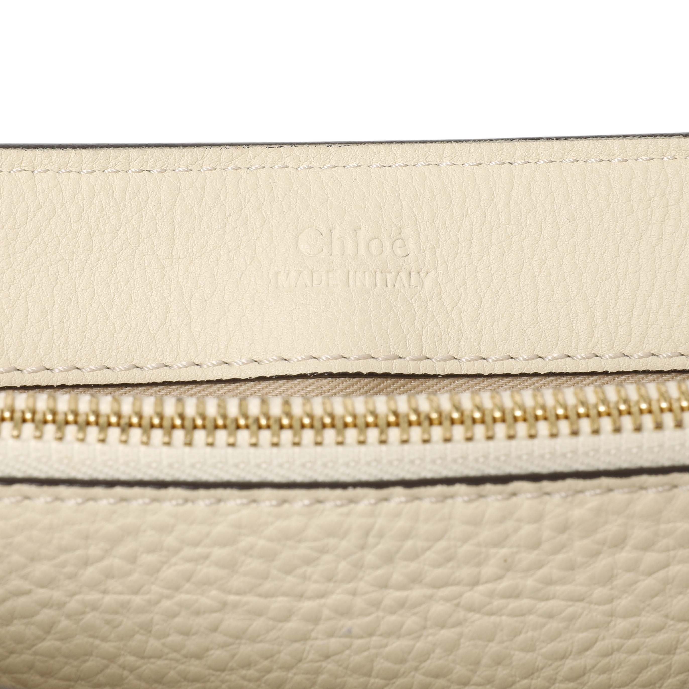Chloe White Calfskin Small Faye Day Shoulder Bag – Modaselle