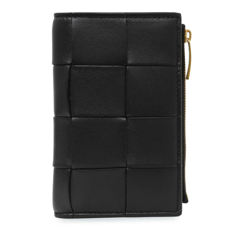 Bottega Veneta Black Nappa Intrecciato Cassette Bifold Wallet Accessories Bottega Veneta
