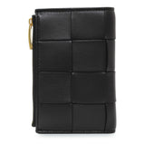 Bottega Veneta Black Nappa Intrecciato Cassette Bifold Wallet Accessories Bottega Veneta