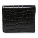 Balenciaga Black Crocodile Embossed Wallet