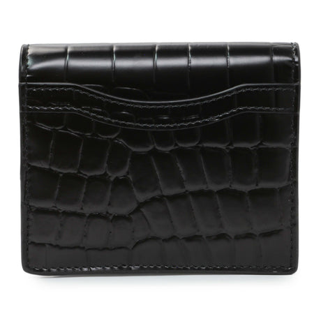Balenciaga Black Crocodile Embossed Wallet