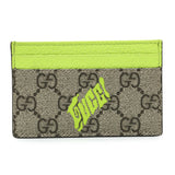 GG Monogram Card Case with Print GG Canvas Accessories Gucci