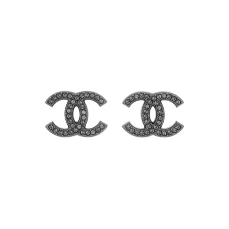 Chanel Crystal CC Earrings Designer Jewellery Chanel