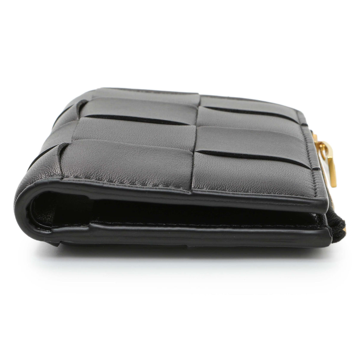 Bottega Veneta Black Nappa Intrecciato Cassette Bifold Wallet Accessories Bottega Veneta