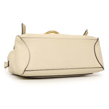 Chloe White Calfskin Small Faye Day Shoulder Bag