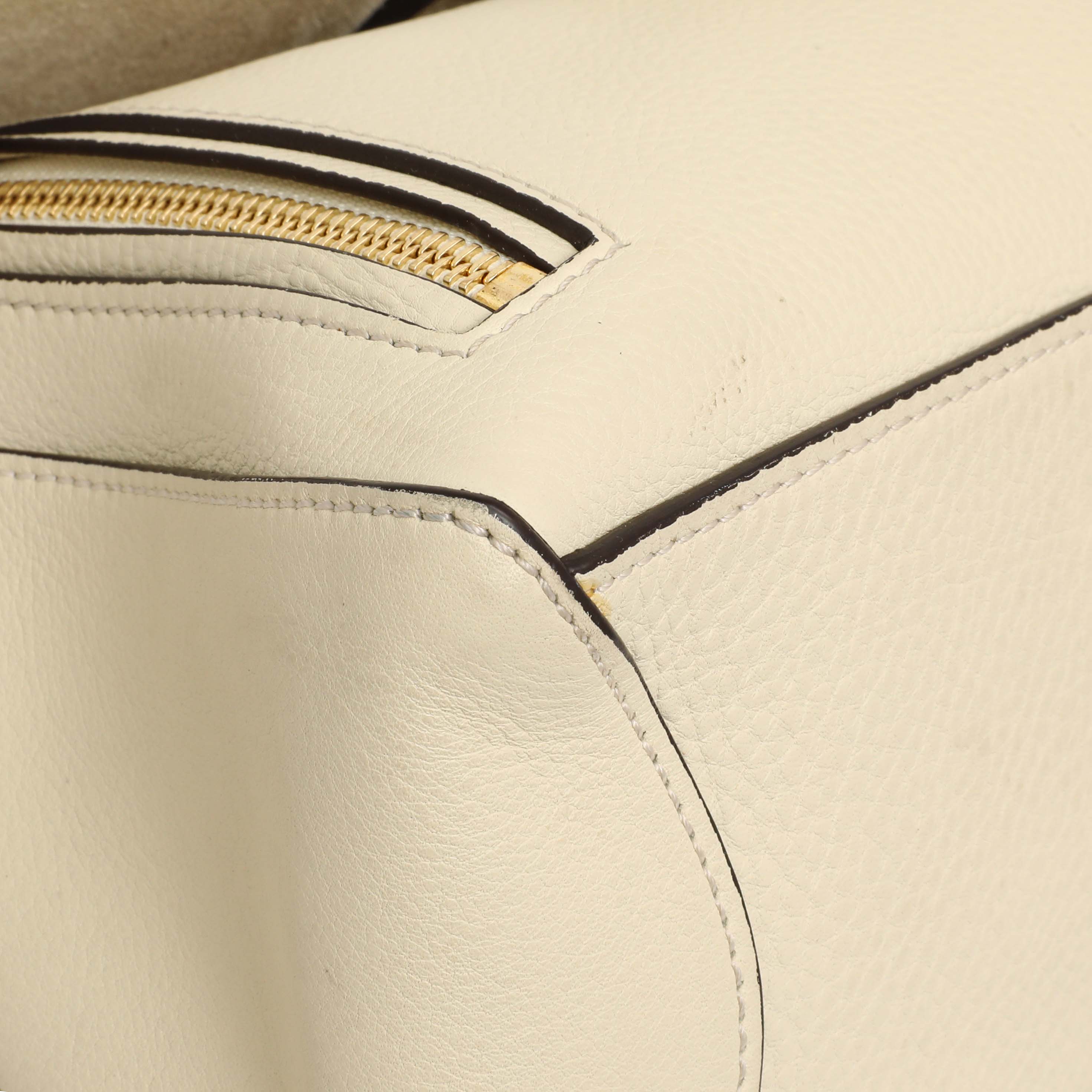 Chloe White Calfskin Small Faye Day Shoulder Bag – Modaselle