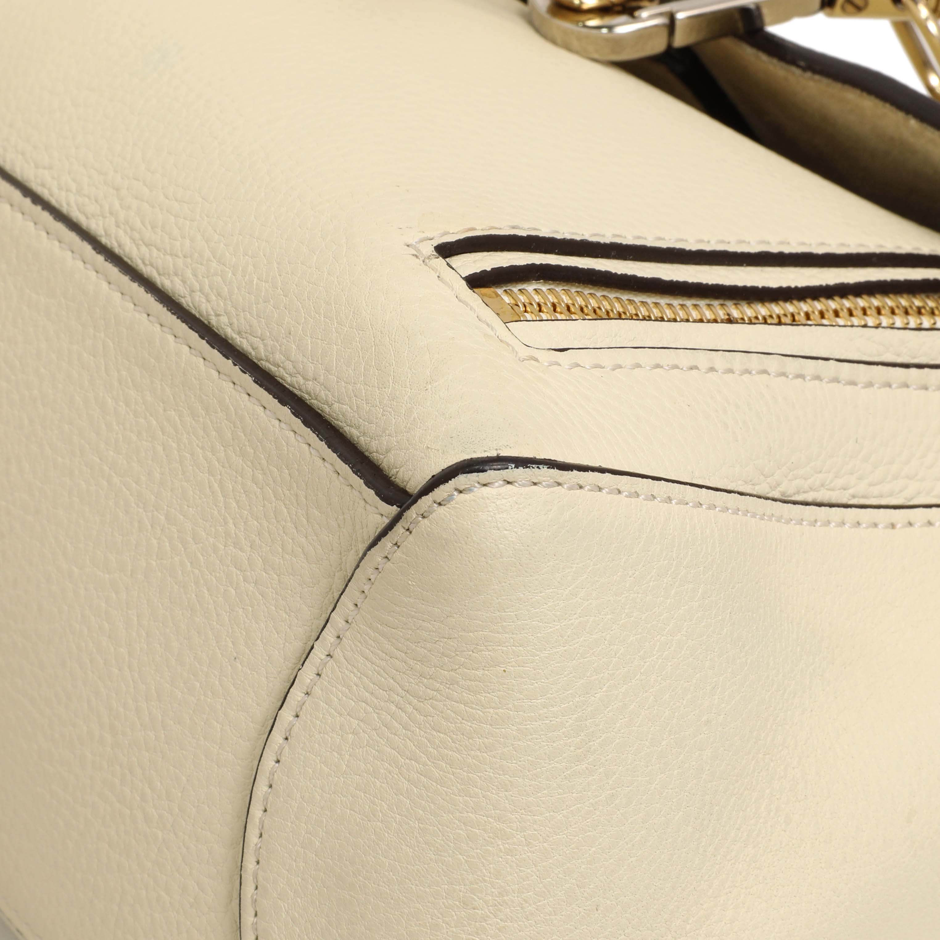 Chloe White Calfskin Small Faye Day Shoulder Bag – Modaselle