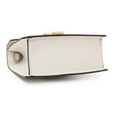 Gucci White Calfskin Mini Sylvie Top Handle Bag Handbags Gucci