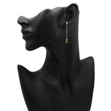 18K White Gold Di Modolo Diamond Citrine Drop Earrings Fine Jewellery Modaselle