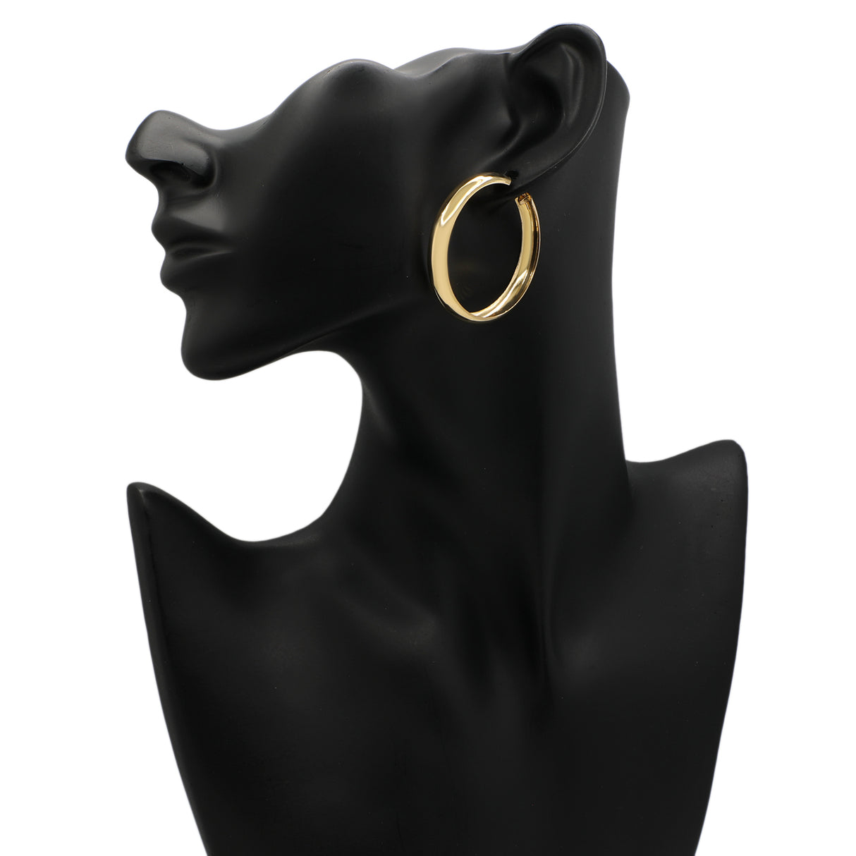 18K Yellow Gold Hoop Earrings Fine Jewellery Modaselle