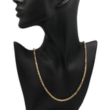 14K Yellow Gold Rope Chain Fine Jewellery Modaselle