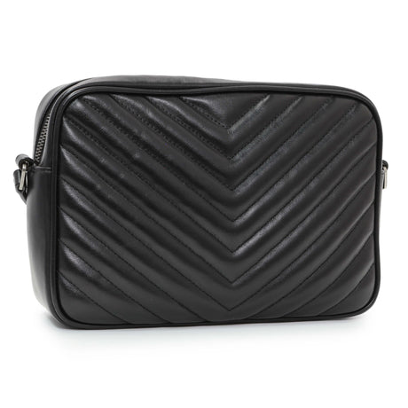Saint Laurent Black Calfskin Matelasse Monogram Lou Camera Bag Handbags Saint Laurent