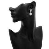 18K White Gold 12.6mm South Sea Pearl Diamond Earrings Fine Jewellery Modaselle