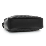 Saint Laurent Black Calfskin Matelasse Monogram Lou Camera Bag Handbags Saint Laurent