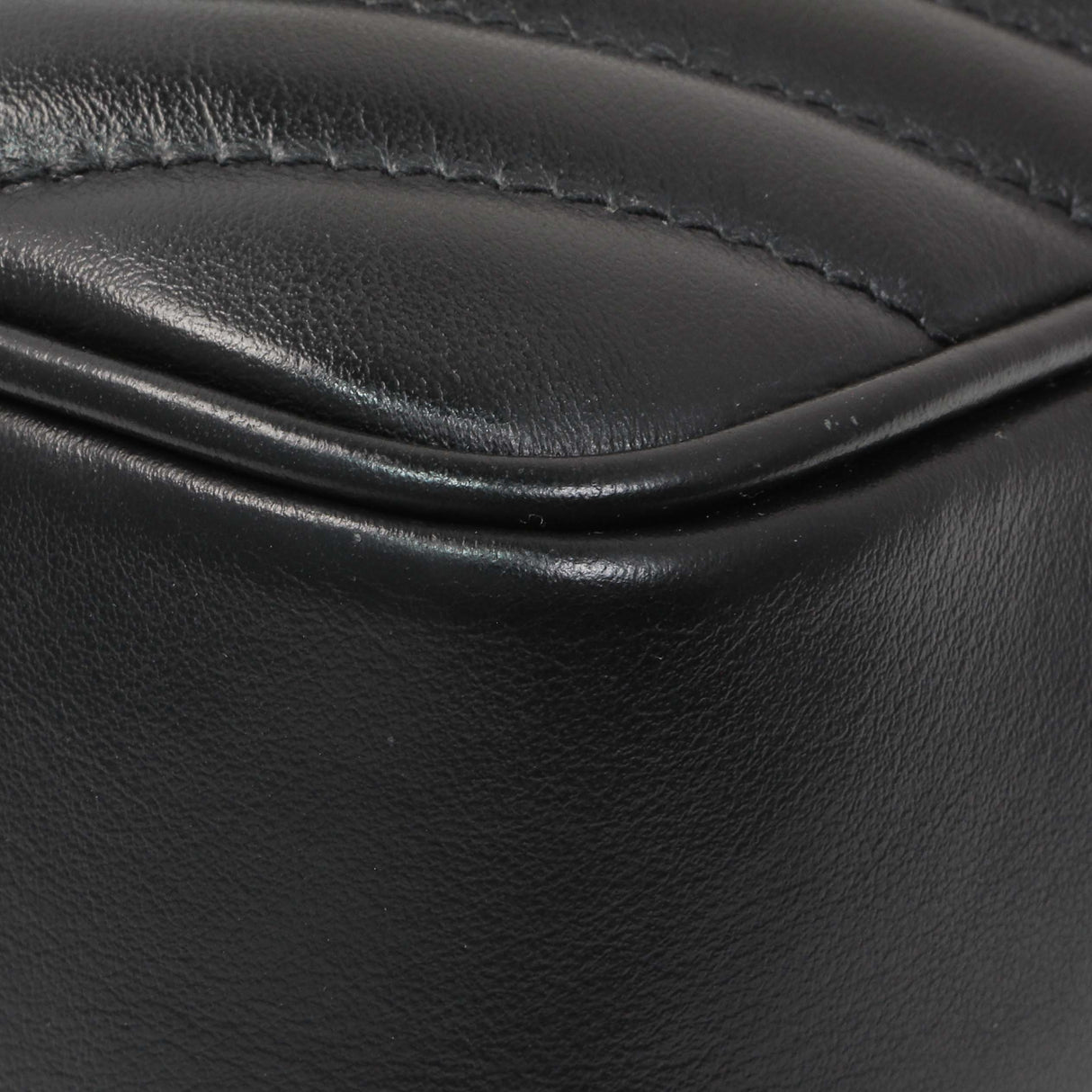 Saint Laurent Black Calfskin Matelasse Monogram Lou Camera Bag Handbags Saint Laurent