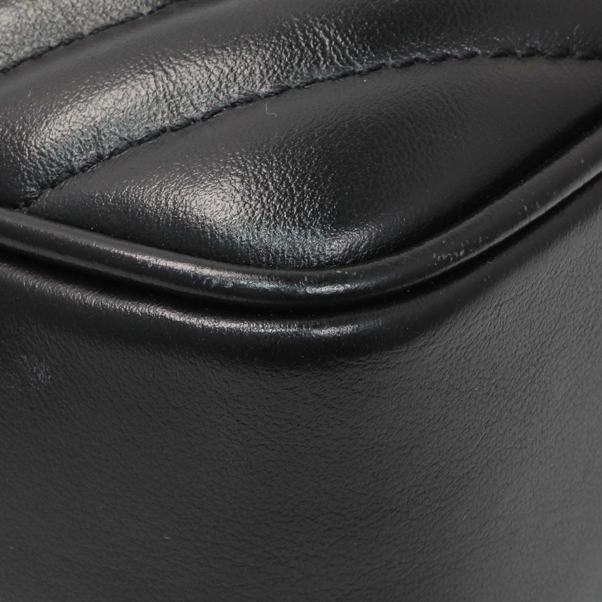 Saint Laurent Black Calfskin Matelasse Monogram Lou Camera Bag Handbags Saint Laurent