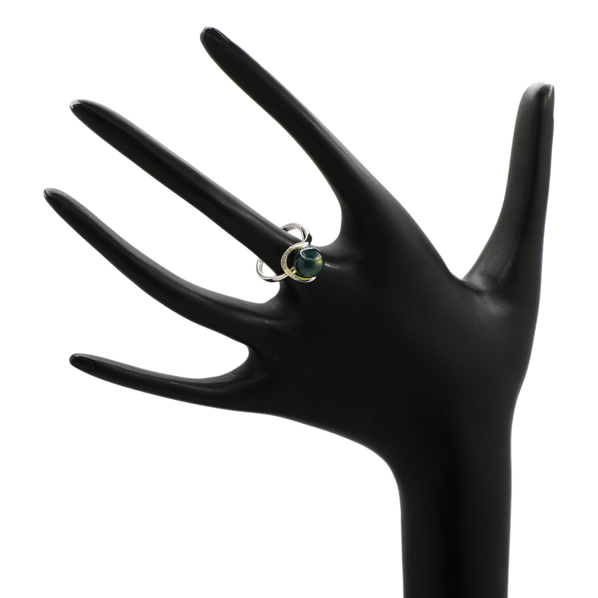 18K White Gold 1.84 Carat Spherical Citrine Ring Fine Jewellery Modaselle