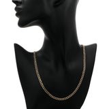 18K Yellow Gold Cuban Link Chain Fine Jewellery Modaselle