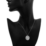 Tiffany & Co. Sterling Silver Round Notes Pendant Necklace Designer Jewellery Tiffany and Co