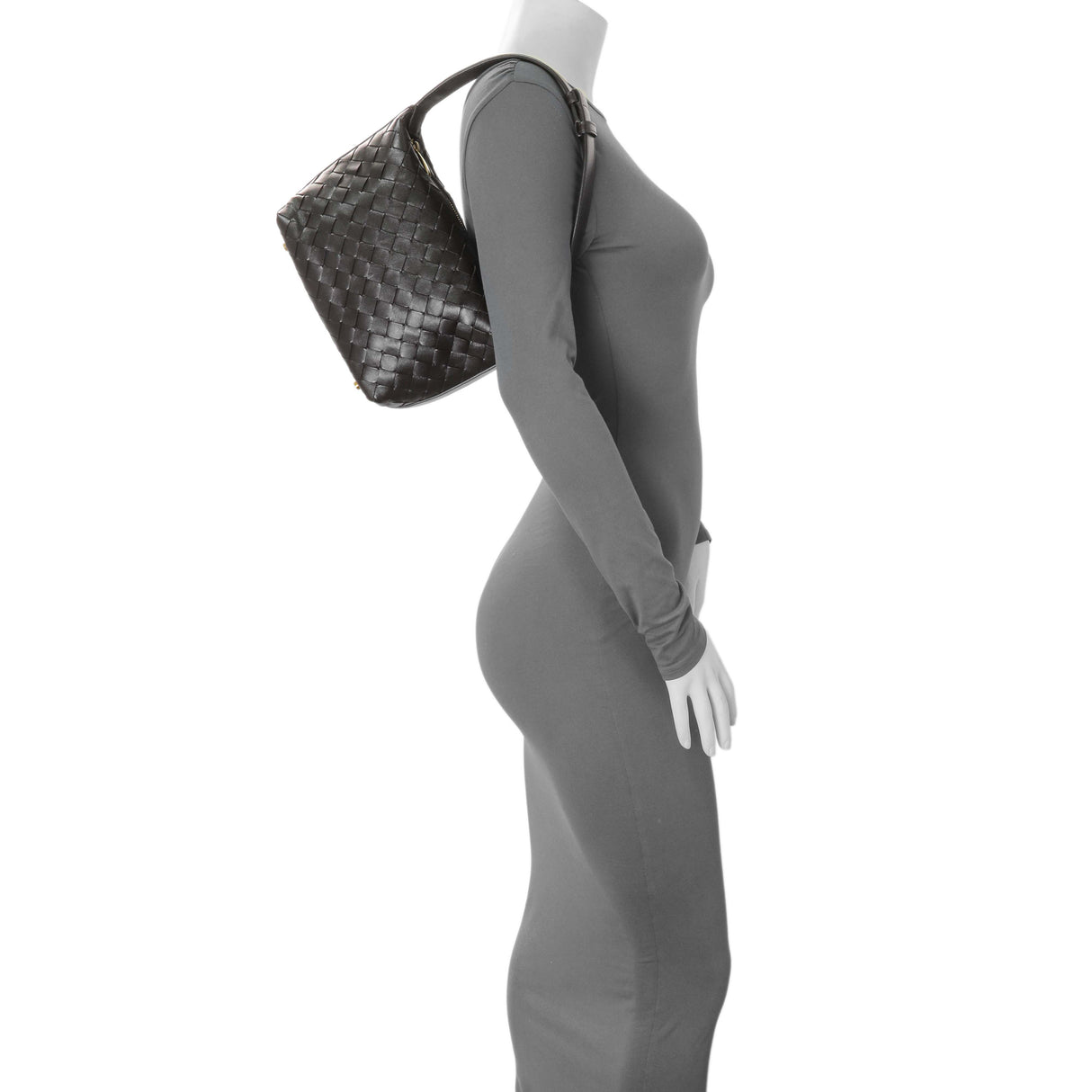 Bottega Veneta Brown Nappa Intrecciato Mini Wallace Handbags Bottega Veneta