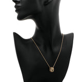 Bulgari 18K Yellow Gold Parentesi Pendant Necklace Designer Jewellery Bulgari