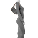 Celine Triomphe Canvas Calfskin Ava Shoulder Bag Handbags Celine